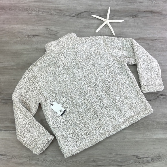 🔆RIP CURL🔆 DARK N STORMY 1/4 ZIP CRW SOFT JACKET SWEATER - Picture 15 of 16